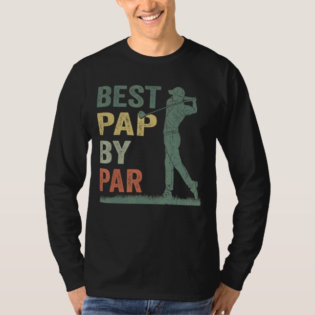 Manar bästa skyddspapper efter hand Golf Pap Fars  T Shirt (Framsida)