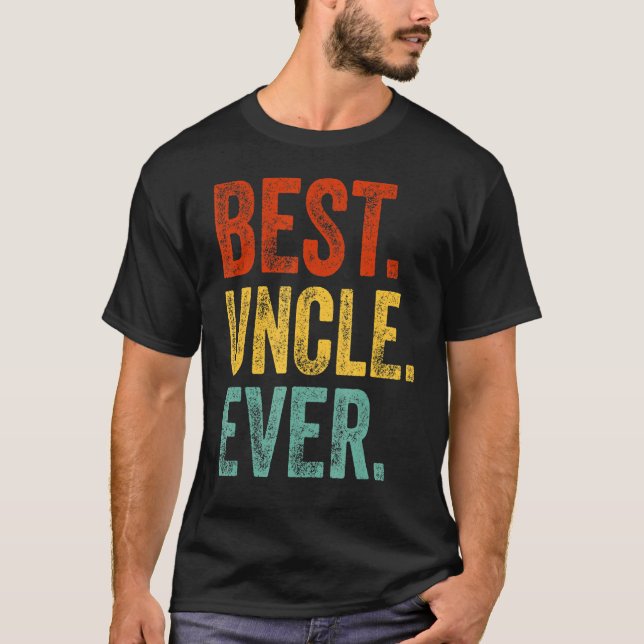 Manar bäste farbror Aldrig Support farbror Relativ T Shirt (Framsida)