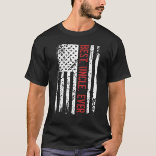 Manar bäste farbror någonsin Förenta staterna Flag T Shirt