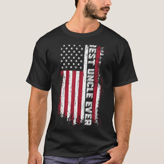 Manar bäste farbror Shirt - Bästa farbror någonsin T (Framsida)