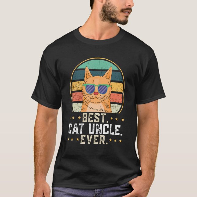 Manar bäste kattmorbror, morbror Kattdjur 1 T Shirt (Framsida)
