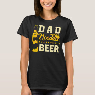 Manar bäste pappa Pappa behöver öl som dricker Par T Shirt