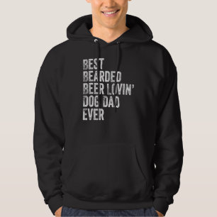 Manar bästföremålet Beer Lovin Hund Pet Owner Hoodie