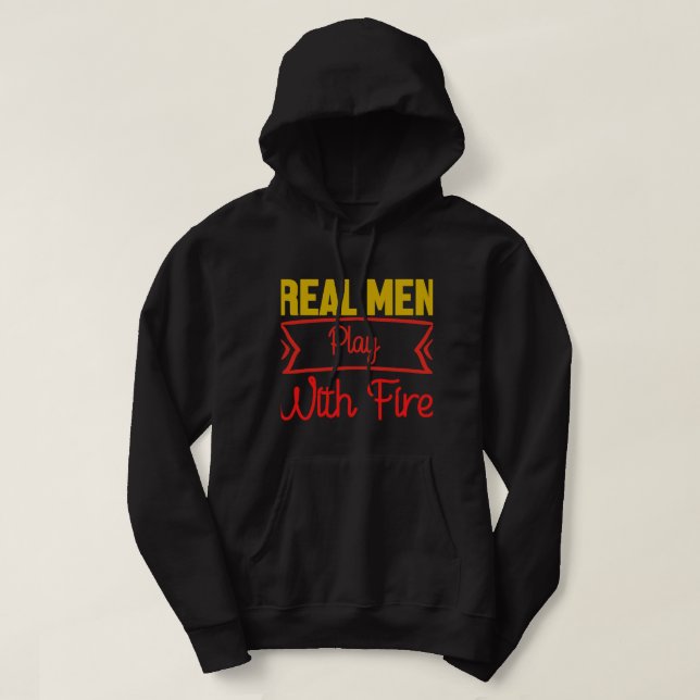 Manar BBQ BBQ-grillbarbecue night barbecue se Hoodie (Design framsida)