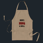 Manar BBQ & grillar förklädet - personifiera namn Förkläde<br><div class="desc">Manar BBQ & grillar förklädet - personifiera namn</div>