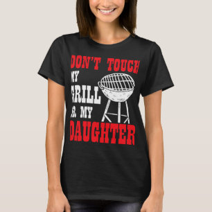Manar BBQ-utrustning För manar Pappa Grilling Smok T Shirt