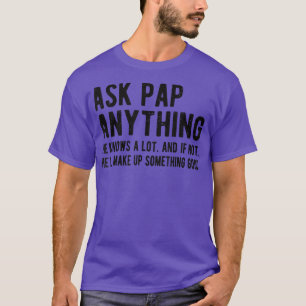 Manar Be Pap om nåt roligt Pap Grandpa T Shirt