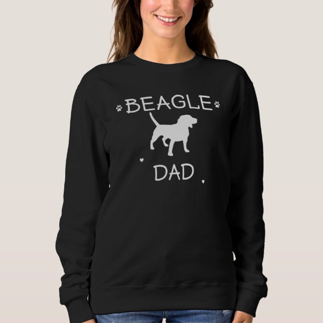 Manar Beagle Pappa Beagle Hund Party Costume Match T Shirt (Framsida)