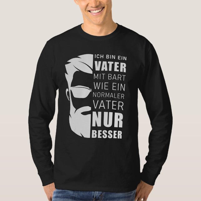 Manar Beard Carrier Ord Ich Tunna Ein Vater Mit T Shirt (Framsida)