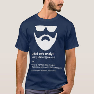 Manar Bearded Data Analyst Funny Data Scientist T Shirt
