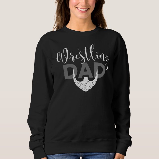 Manar Beared Wrestler Wrestling Pappa T Shirt (Framsida)