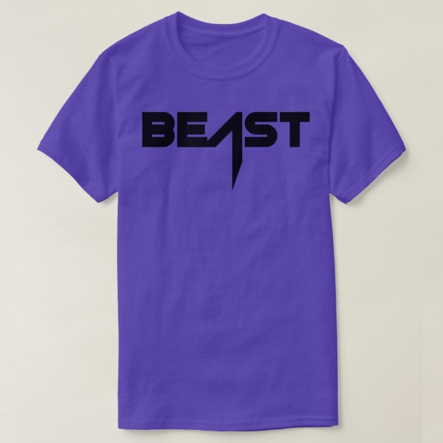 Manar BEAST Gym Fitness Workout Bodybuilding Motiv T Shirt (Design framsida)