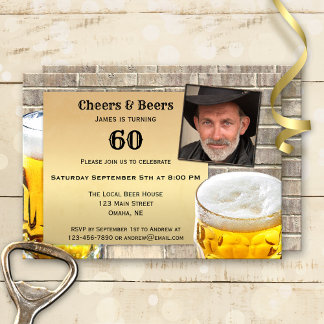 Manar Beer Födelsedagsfest inbjudan