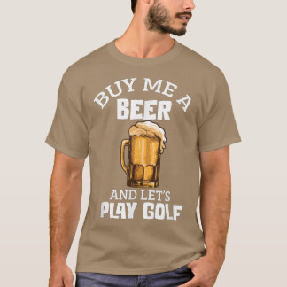 Manar Beer Golf Fars dag Drinking Drink Beer Hu T Shirt