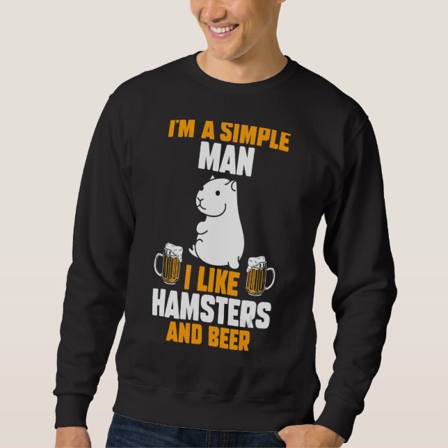 Manar Beer Hamster Lång Ärmad Tröja (Framsida)