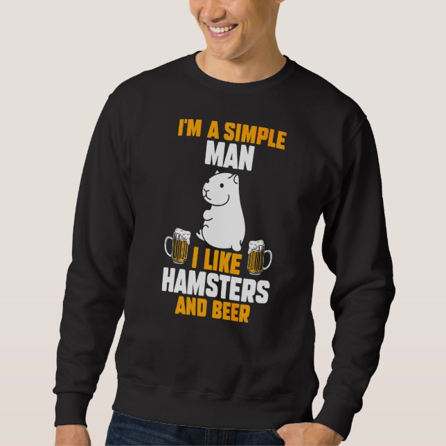 Manar Beer Hamster Lång Ärmad Tröja (Framsida)