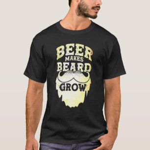 Manar Beer Makes Beard Grow T Shirt