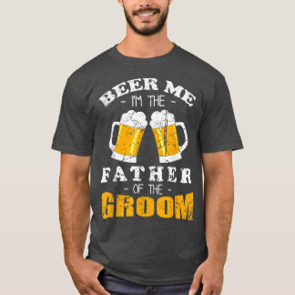 Manar Beer mig Im Far på Groom Funny Wedd T Shirt