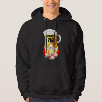 Manar Beer Mugg Gnome Tee for Pappa Gardener - pap Hoodie