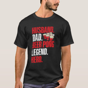 Manar Beer Pong-turneringen för ditt öl Pong Husba T Shirt