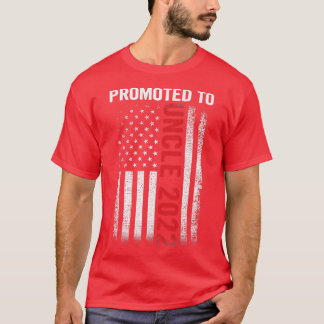 Manar befordrad till farbror 2022 Fars dag Patriot T Shirt