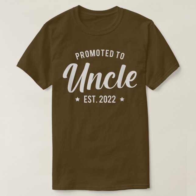 Manar befordrad till farbror 2022  t shirt (Design framsida)