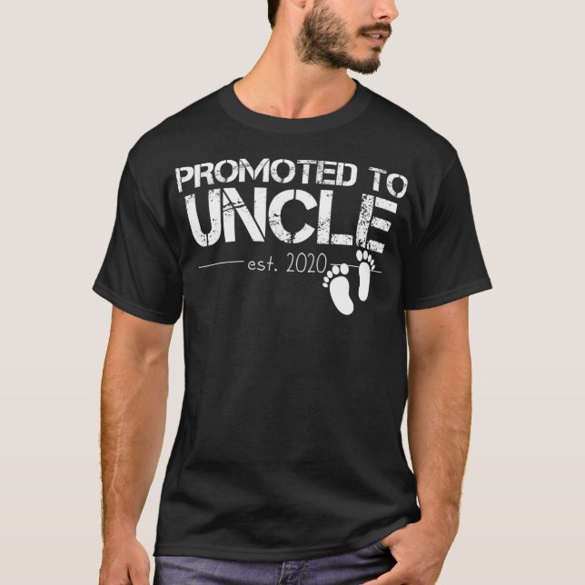 Manar befordrad till farbror Shirt Est 2020 Best P T (Framsida)