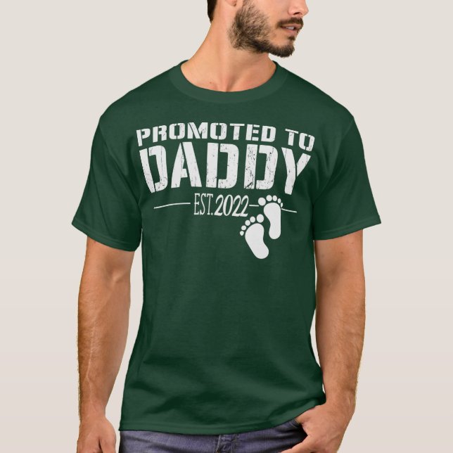 Manar befordrad till pappa 2022 lustig gåva till n t shirt (Framsida)