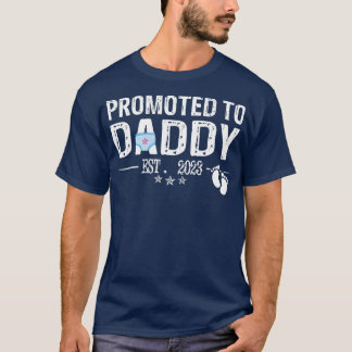 Manar befordrad till pappa 2023 första gången Far T Shirt