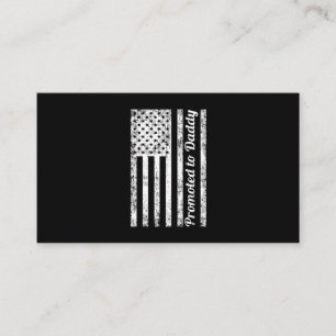 Manar befordrad till pappa: Distress American (USA Visitkort