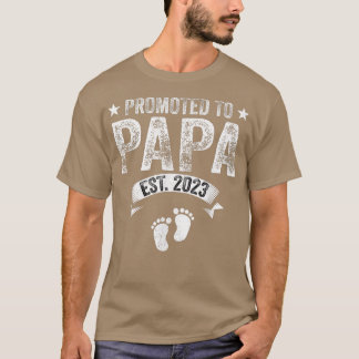 Manar befordrad till Pappa Est 2023 T Shirt