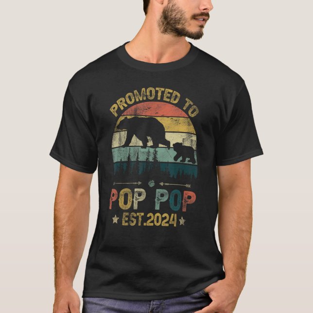 Manar befordrad till Pop Pop 2024 T Shirt (Framsida)
