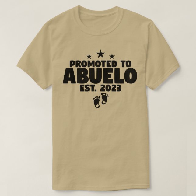 Manar befordrades till Abuelo 2023 New Spain Grand T Shirt (Design framsida)