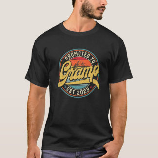 Manar befordrades till Gramp Est 2023 New Pappa Ba T Shirt