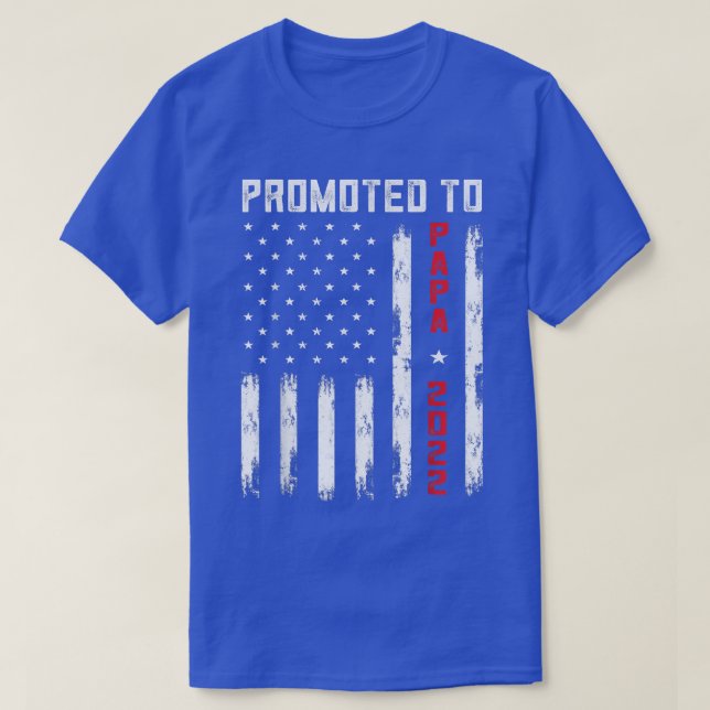 Manar befordrades till Pappa , den amerikanska Fla T Shirt (Design framsida)