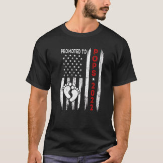 Manar befordrades till Pops 2022 American Flagga P T Shirt
