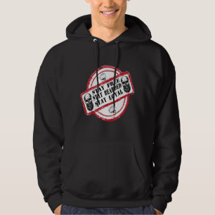 Manar Behåll dig fri, fri, böjd Loyal Beard-broms Hoodie