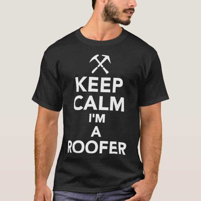 Manar Behålla lugn I a tak T Shirt (Framsida)