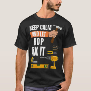 Manar Behålla Lugn och lås fast den Handymannen T Shirt