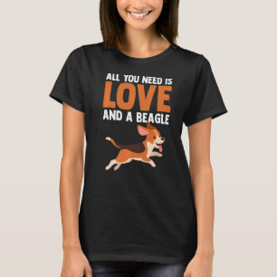 Manar behöver bara Kärlek och en beagle Hundägare T Shirt