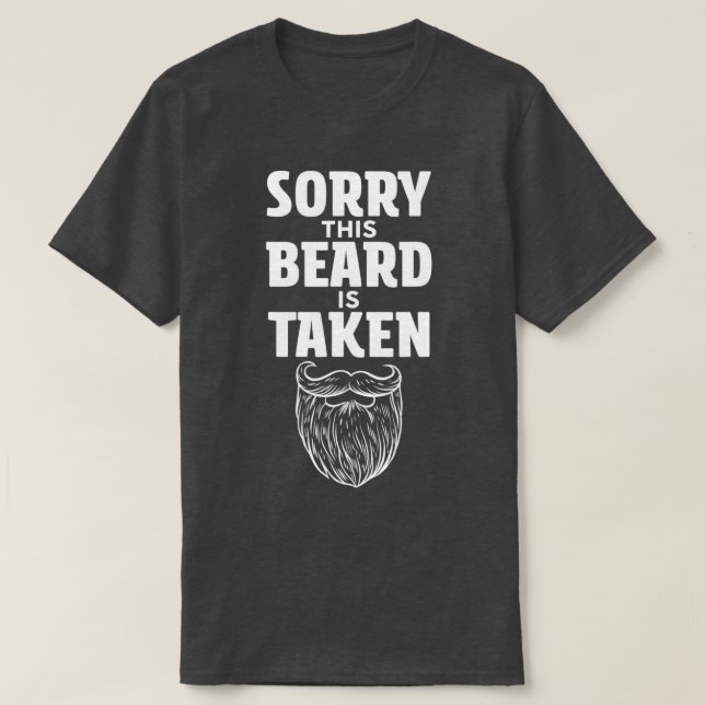Manar Beklagar att Beard tas med Shirt Valentiness T Shirt (Design framsida)