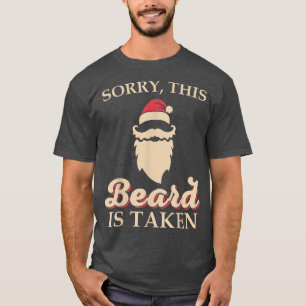 Manar beklagar att det här skägget tas jultomten t shirt