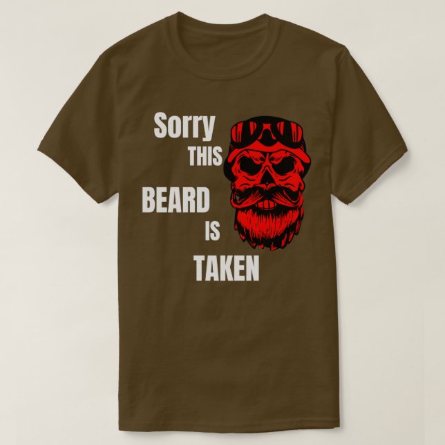 Manar beklagar att det här skägget tas som Shirt V T (Design framsida)
