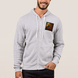 Manar Bella+Canvas Fullt-Zip - Abstrakt 10 Hoodie T Shirt