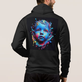 Manar Bella+Canvas Fullt-Zip - Abstrakt 20 Hoodie T Shirt