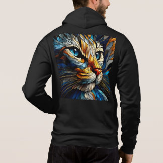 Manar Bella+Canvas Fullt-Zip - Abstrakt 27 Hoodie T Shirt