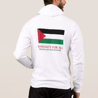 Manar Bella+Canvas Fullt-Zip Hoodie (Palestina) T Shirt