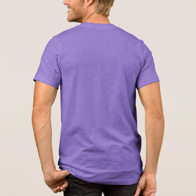 Manar Bella+Canvas Tri-blend T-Shirt (Baksida)