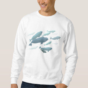 Manar Beluga Whale Shirt Whale Art Sweatshirt