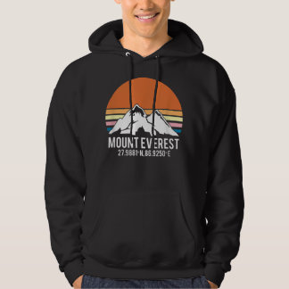 Manar berget Everest-Geography Älskare-Hiking 1510 Hoodie
